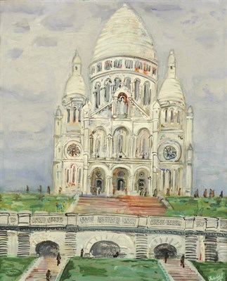 Lot 886 - Carlos Nadal (1917-1998) "The Sacré Coeur Paris" Signed and dated (19)62, inscribed verso together