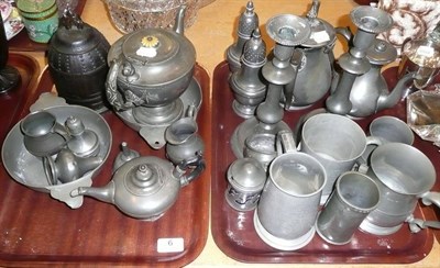 Lot 6 - Collection of pewter