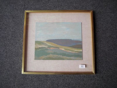 Lot 925 - Derek Hyatt (b.1931) "Cloud Berry Hill" Signed and inscribed with the title verso, oil on...