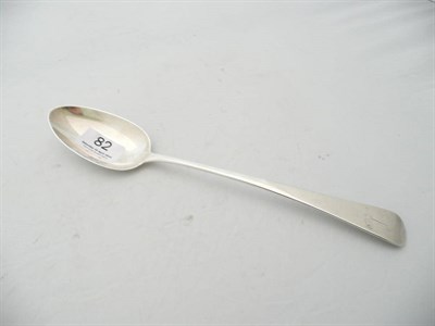 Lot 82 - George III basting spoon, Alice & George Burrows, London 1810