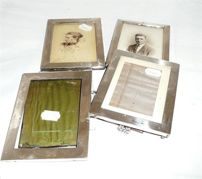 Lot 113 - Four silver photograph frames