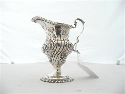 Lot 156 - 19th century silver cream jug