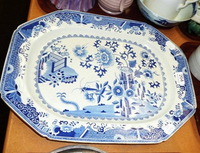 Lot 204 - Blue and white Spode ashet