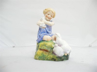 Lot 252 - Royal Worcester china figure, 'My Favourite' modelled F G Doughty