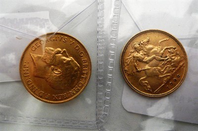 Lot 292 - Two half sovereigns 1906 and 1911 (2)