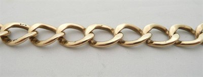 Lot 299 - A 9 carat gold bracelet