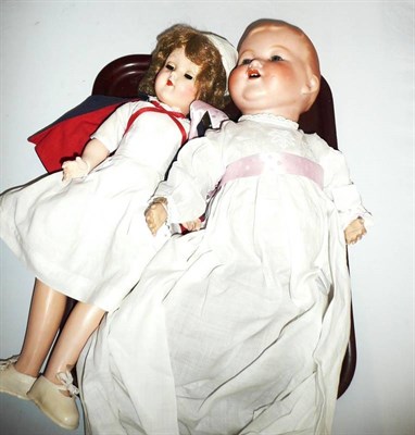 Lot 326 - Armand Marseille doll and a pedigree doll (2)