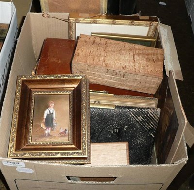 Lot 359 - Picture frames, photo album, etc