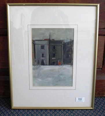 Lot 956 - Dawn Sidoli R.W.A., N.E.A.C. (b.1933)  "From Clifton Down, Winter" Signed and dated(19)87,...