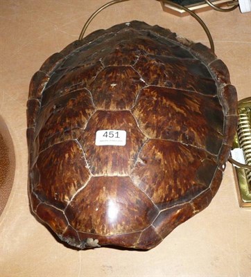 Lot 451 - A Victorian turtle shell