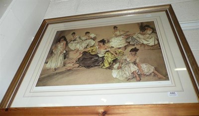 Lot 486 - Unsigned limited edition print after Sir William Russell Flint, Variations III