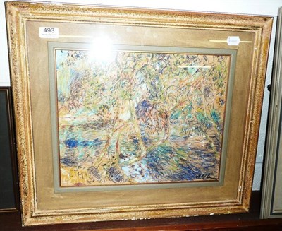 Lot 493 - Simon Anthony James Blackwood 20th century contemporary pastel landscape