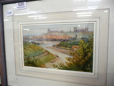 Lot 520 - J W Williamson, framed watercolour, Whitby