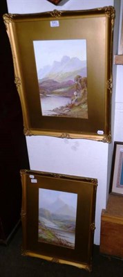 Lot 541 - Pair of late 19th century gouache Welsh series (2)