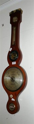 Lot 553 - A mahogany barometer a/f