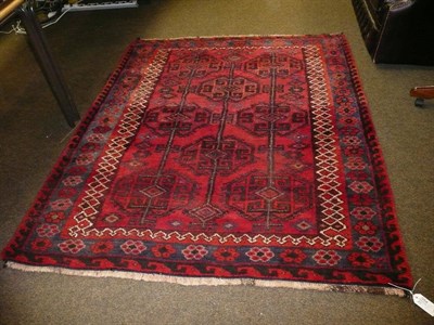 Lot 554 - Red ground eastern rug