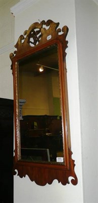 Lot 565 - Scroll framed mirror and three others