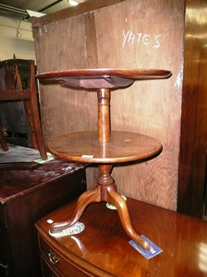 Lot 595 - Two tier wine table