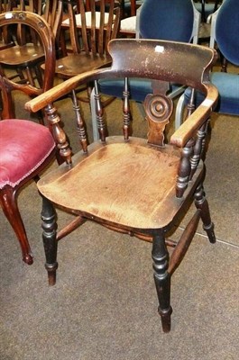 Lot 643 - Elm chair