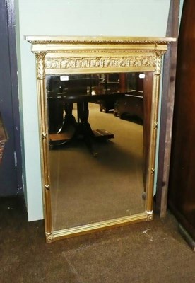 Lot 699 - Reproduction overmantel mirror