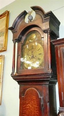 Lot 705 - Oak longcase clock, Mary Odgen, Darlington