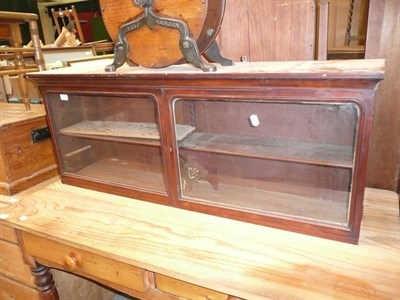 Lot 776 - Victorian mahogany glazed display cabinet