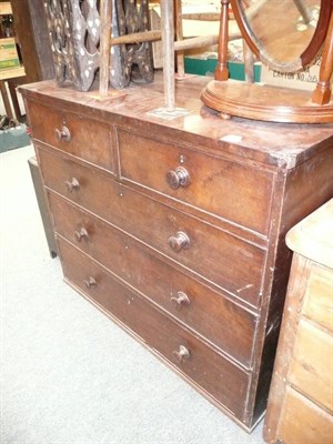 Lot 780 - Victorian mahogany four height chest