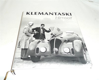 Lot 107 - Book - Klemantaski Himself 1998 (The Memoirs of Louis Klemantaski) in dustwrapper and slip case