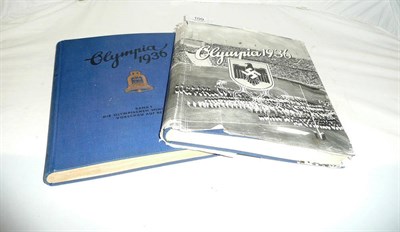 Lot 109 - Two German 1936 Olympic games cigarette card books with cards
