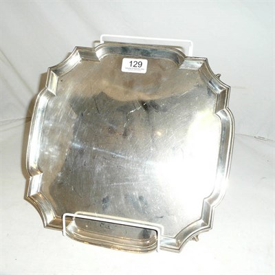 Lot 129 - A 'Jays' silver square salver