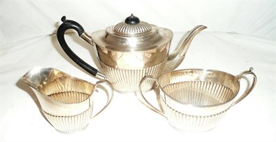 Lot 152 - A Mappin & Webb three piece silver tea set