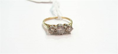 Lot 192 - A diamond three stone ring
