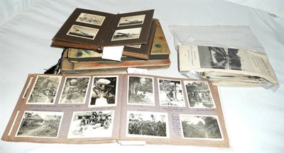 Lot 204 - Two Art Deco photographic albums, Germany and Switzerland 1931, a WWII photograph album, West...
