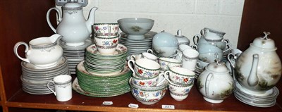 Lot 221 - Royal Doulton tea, dinner and coffee service 'York' pattern, Copeland Spode tea wares and...