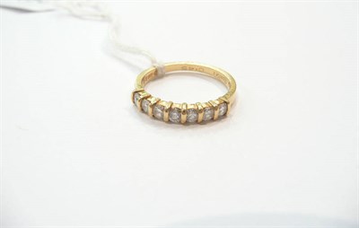 Lot 256 - Half eternity ring