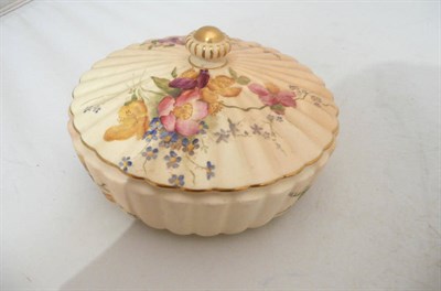 Lot 274 - A Royal Worcester box and cover