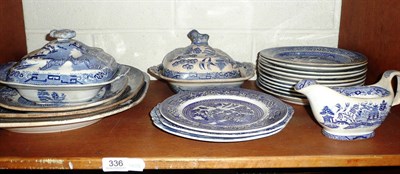 Lot 336 - Quantity of blue and white china