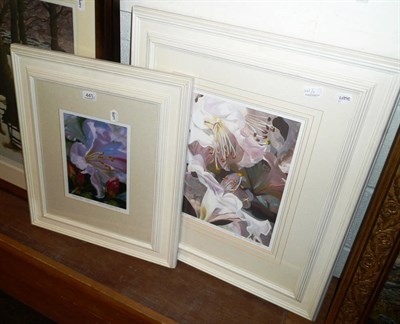 Lot 441 - Two Limited Edition prints by Nancy Murgatroyd "Serina" and "Mariame" and a watercolour of...