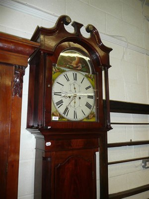 Lot 480 - A mahogany eight day longcase clock, Adam Burgess, Dumfries