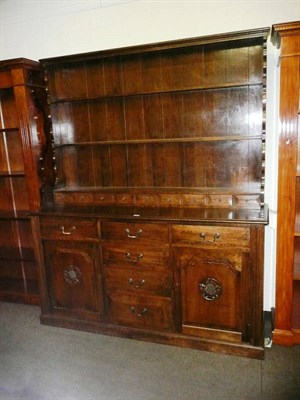 Lot 491 - Oak dresser made by Ernest Stanley, Brompton on Swale