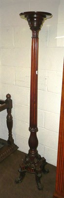 Lot 492 - Reproduction mahogany torchere