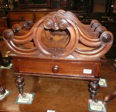 Lot 545 - William IV rosewood Canterbury