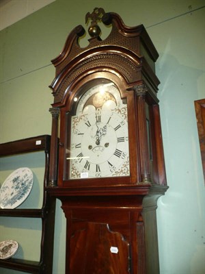 Lot 615 - Mahogany longcase clock, George White, Bristol