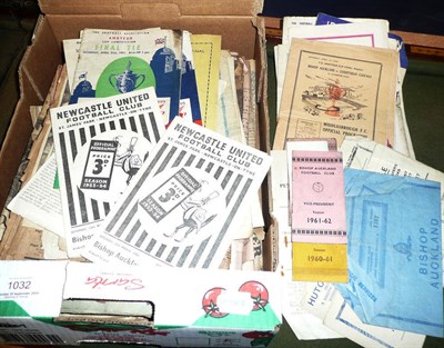 Lot 1032 - A Collection of Bishop Auckland Amateur Cup Programmes, including Finals from 1950, 1951, 1954 with