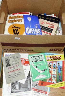 Lot 1044 - A Collection of Mixed Football Programmes, mainly 1950's to 1980's, including league and cup games