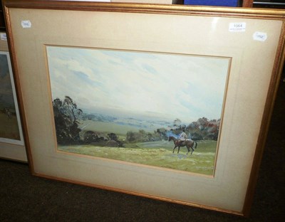 Lot 1064 - Charles Simpson - 'Looking Towards York from Brandsby (The Middleton)', mixed media, signed,...