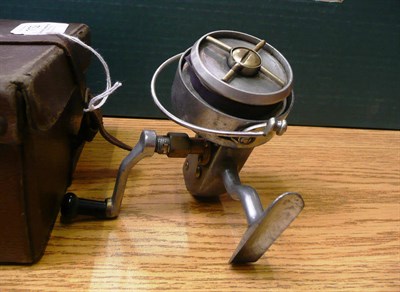 Lot 1132 - A Hardy Altex No.2 Mark IIII Fixed Spool Spinning Reel, with turned black handle, folding arm,...