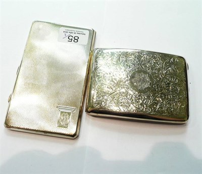 Lot 85 - Two silver cigarette cases