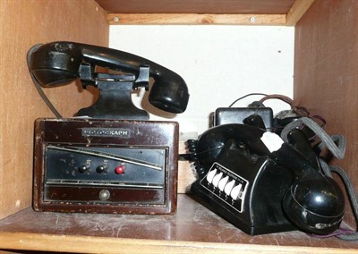 Lot 117 - Vintage telephones