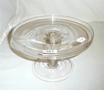 Lot 167 - 18th Century glass tazza